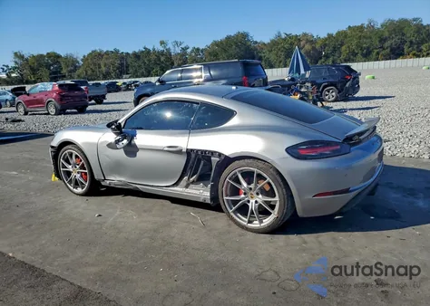 2018 Porsche Cayman S from USA, damaged, VIN WP0AB2A8XJK278232